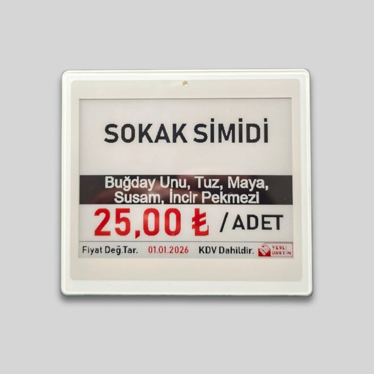 4.20" E-Kağıt Etiket